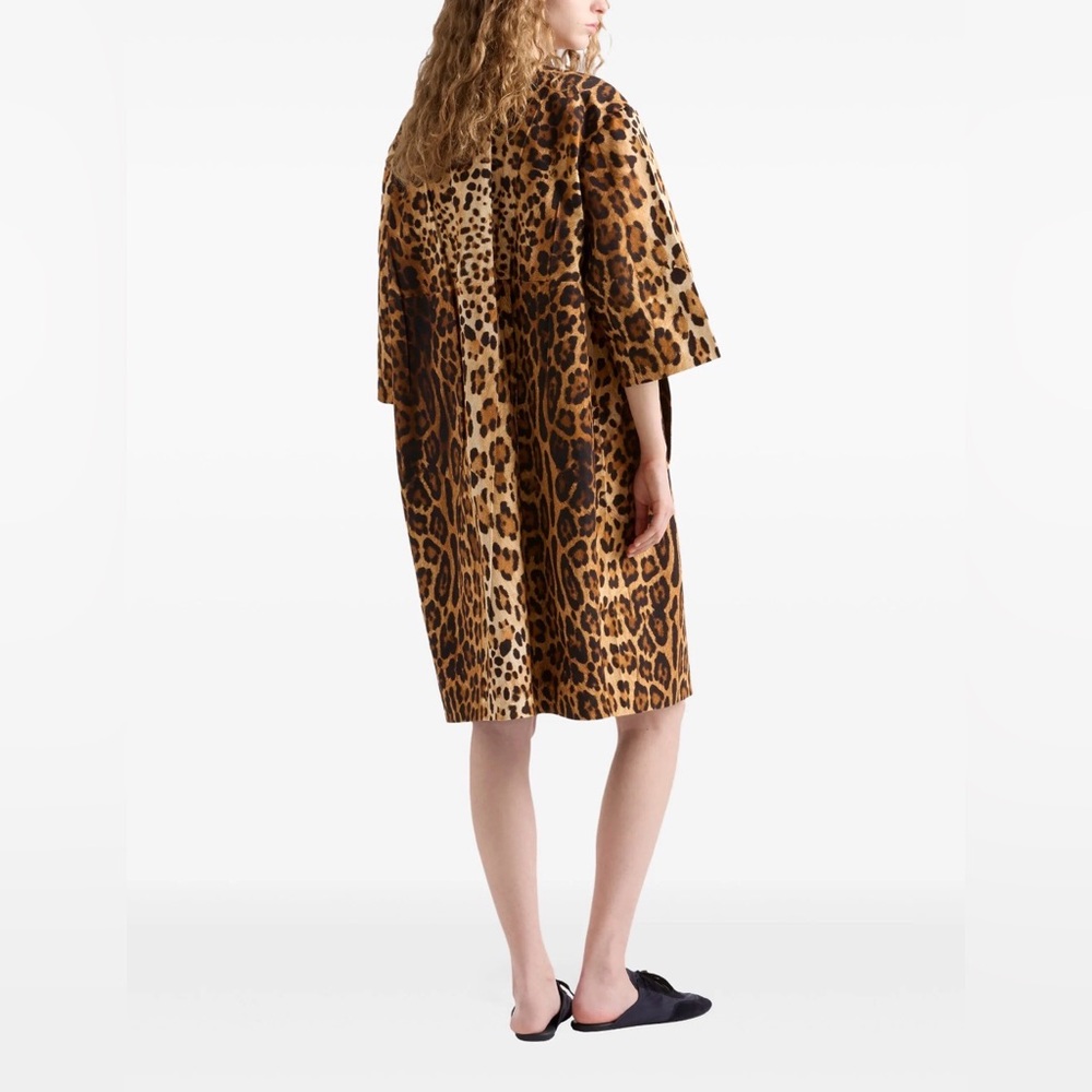 Authentic Prada Leopard Print Single Breasted Jac… - image 5